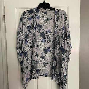 LOFT Floral Kimono